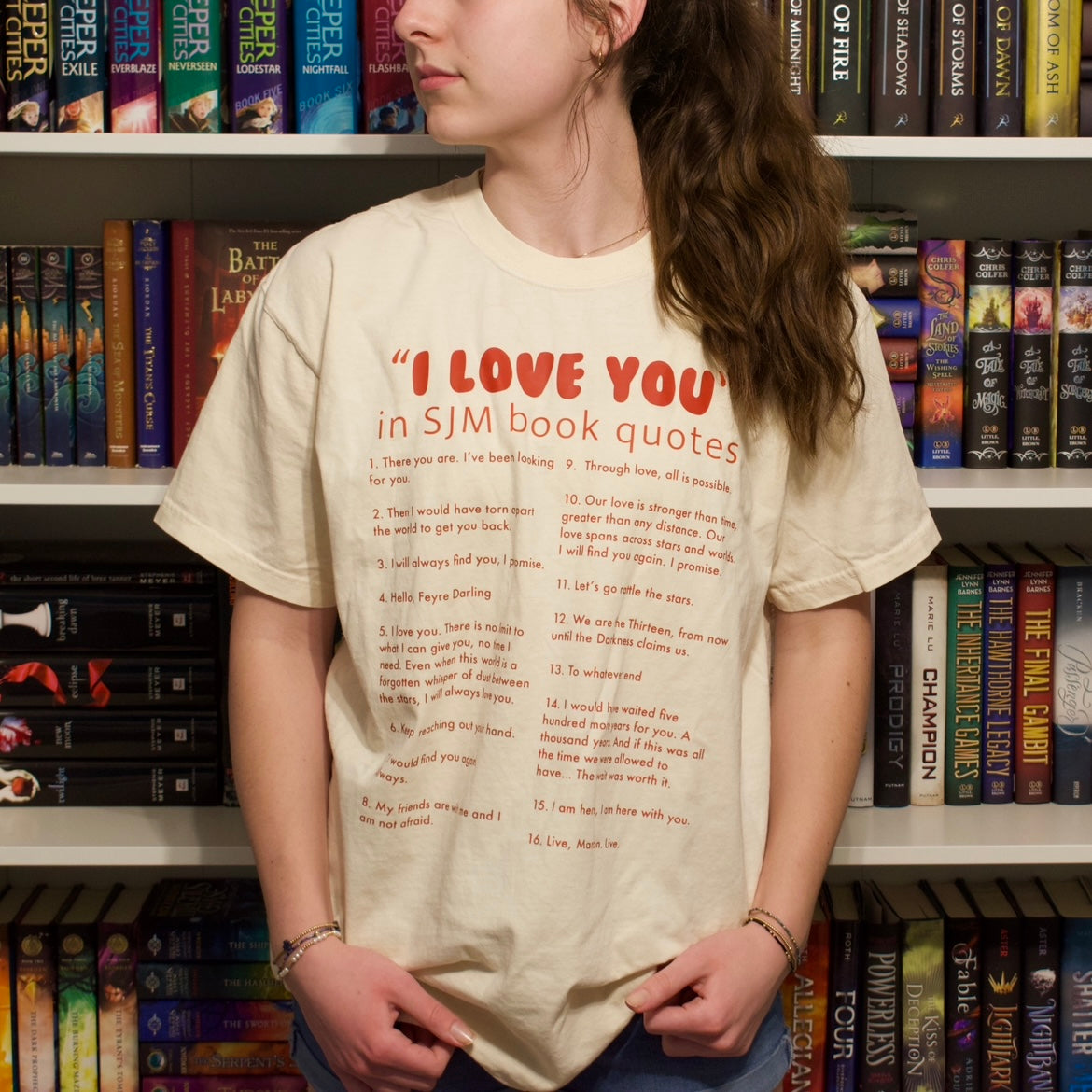 “I LOVE YOU” in SJM Quotes T-shirt