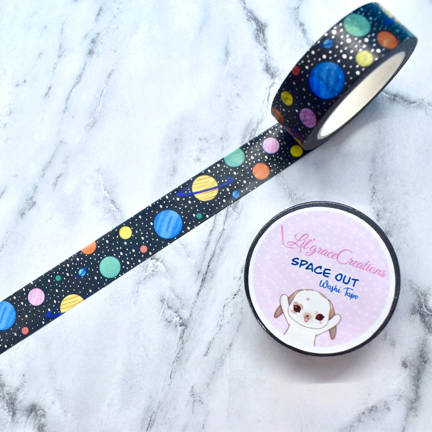 Space Out Foil Washi Tape