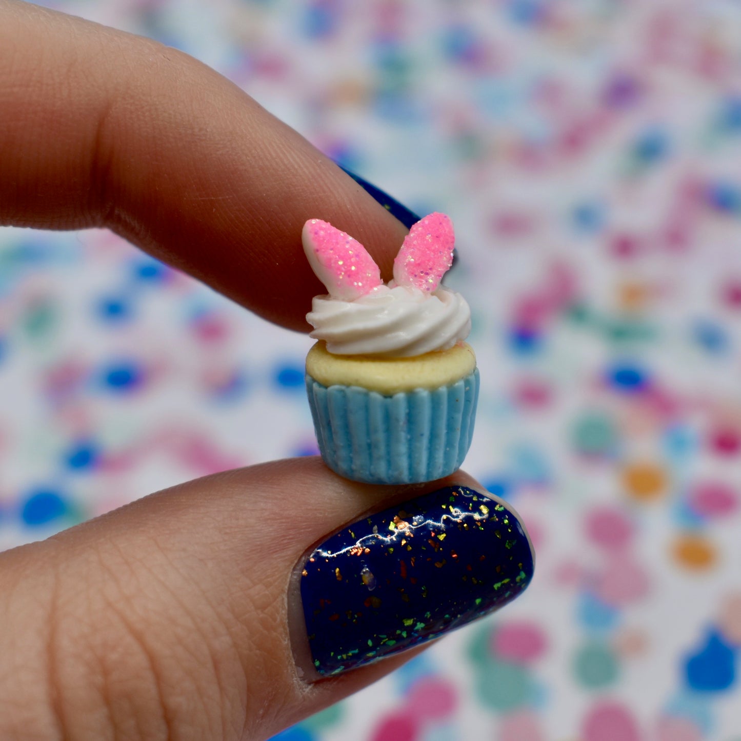 Bunny Cupcake Charm