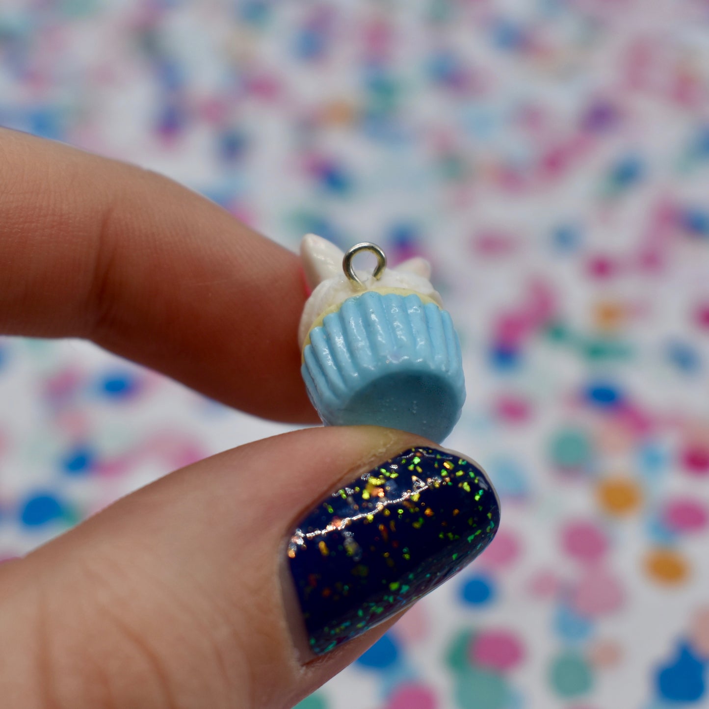 Bunny Cupcake Charm