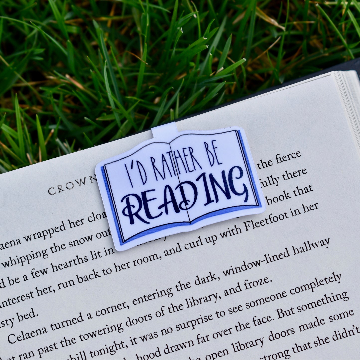 I'd Rather Be Reading Magnetic Bookmark