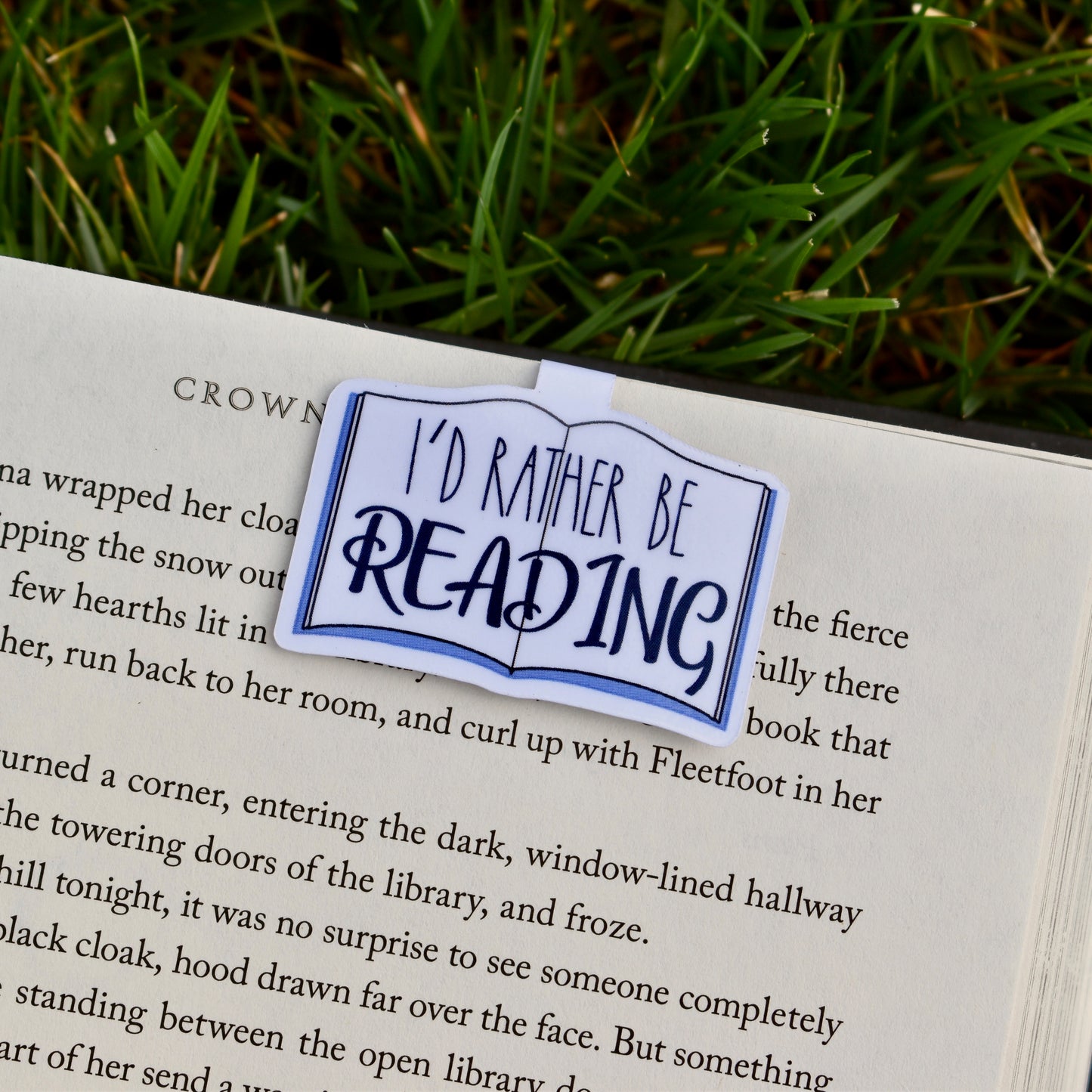 I'd Rather Be Reading Magnetic Bookmark