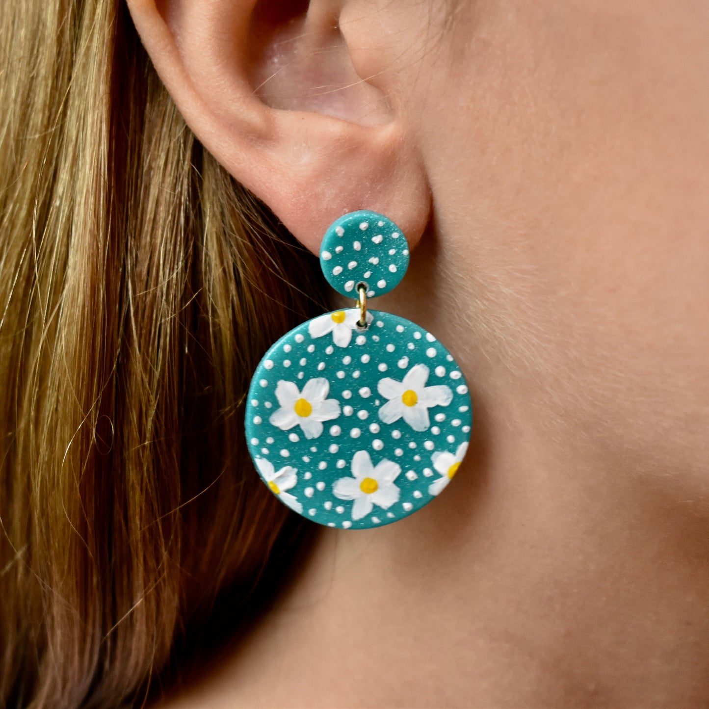 Oopsie Daisy Stud Dangle Earrings