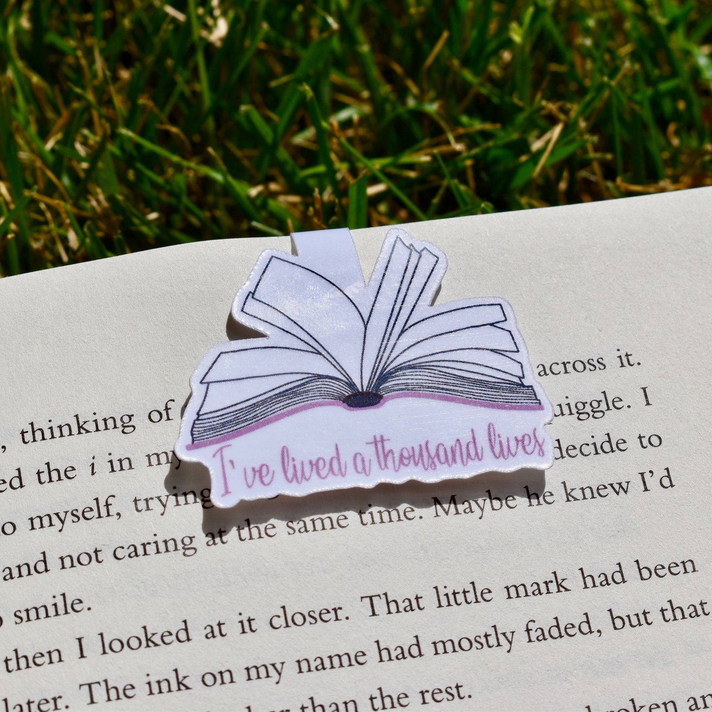 I've Lived a Thousand Lives Magnetic Bookmark
