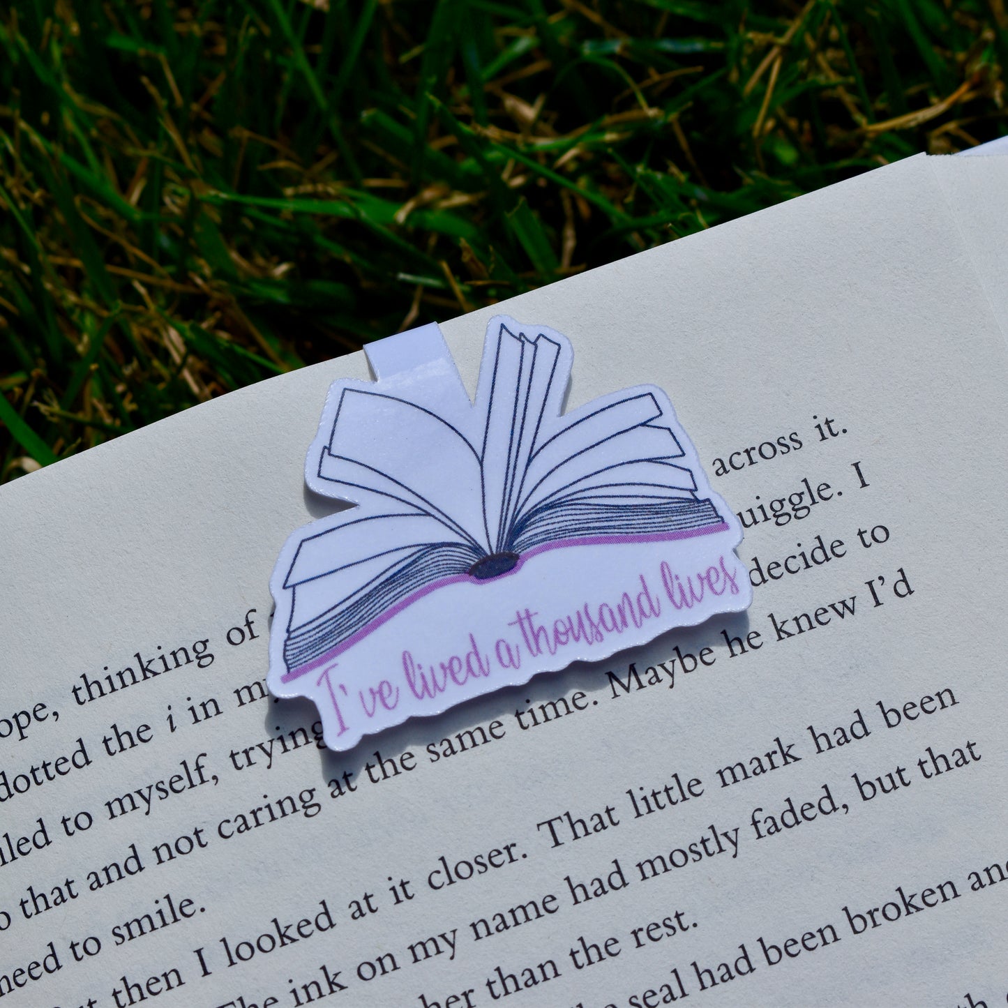 I've Lived a Thousand Lives Magnetic Bookmark