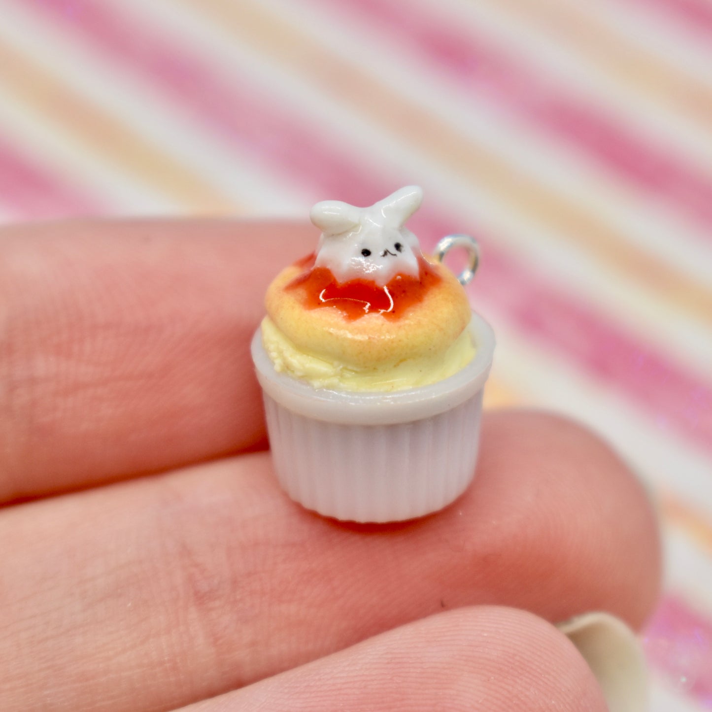 Bunny Cream Soufflé Charm