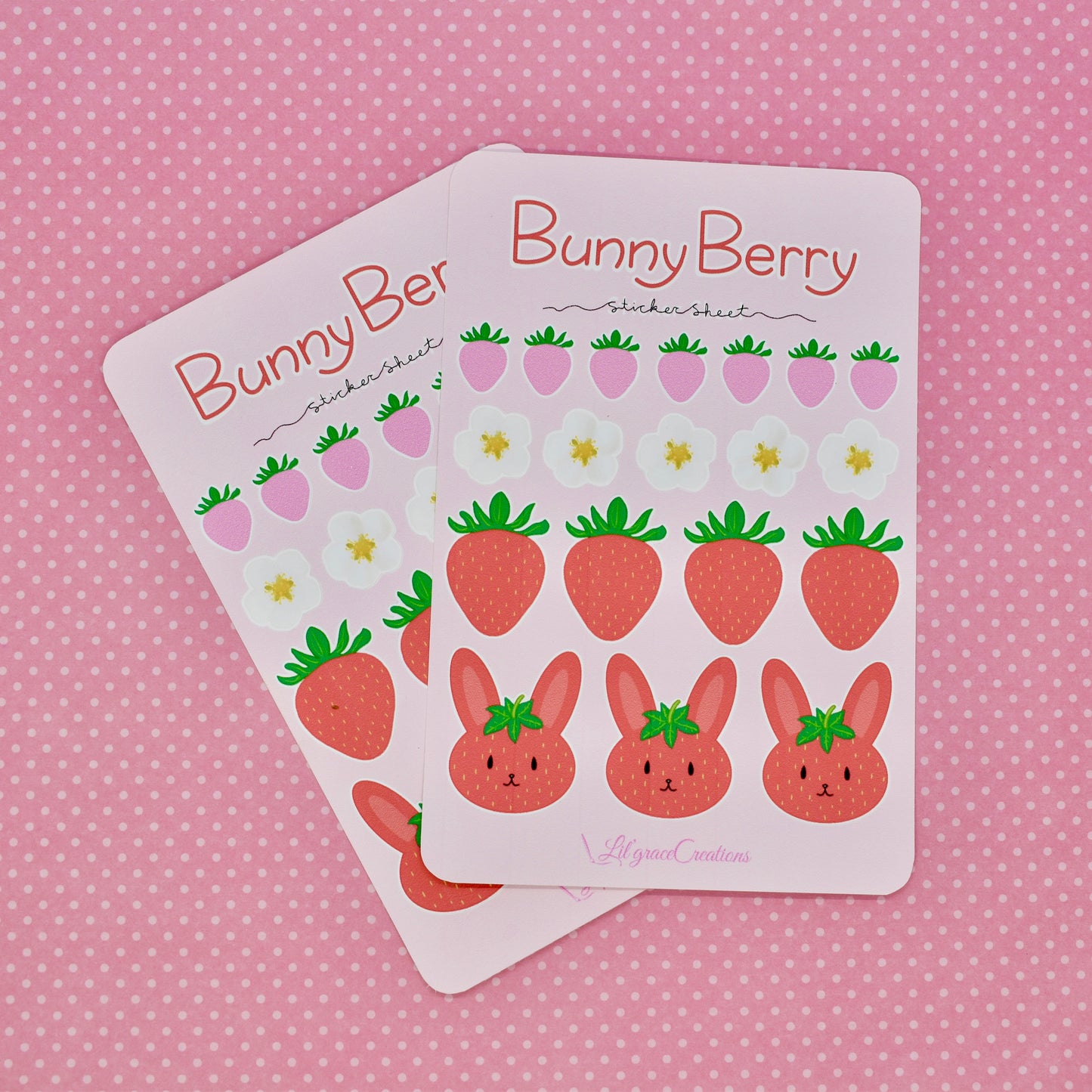 Berry Bunny Sticker Sheet
