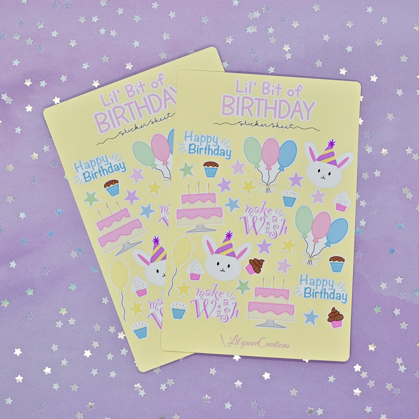 Lil' Bit of Birthday Sticker Sheet