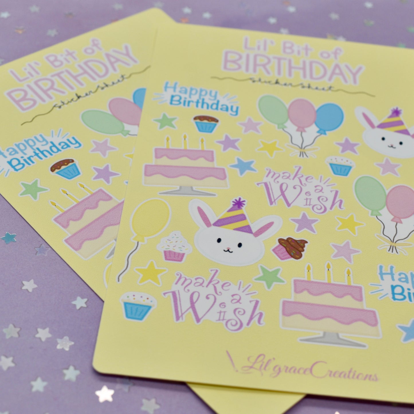 Lil' Bit of Birthday Sticker Sheet
