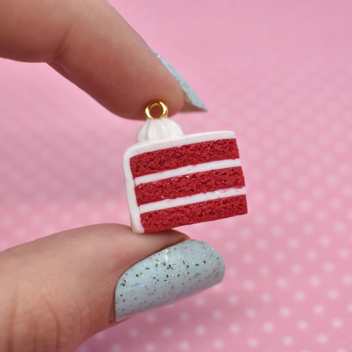 Red Velvet Cake Charm