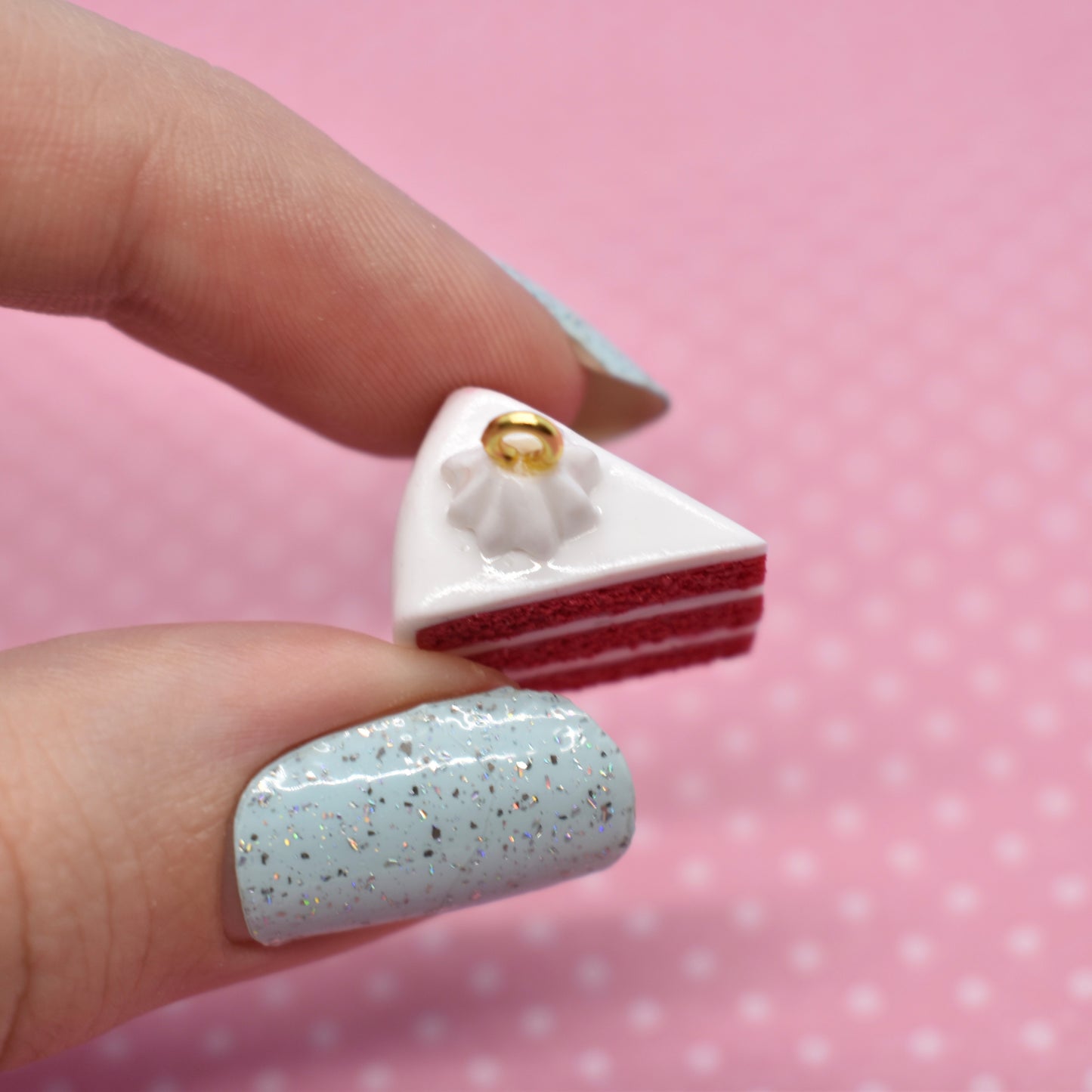 Red Velvet Cake Charm