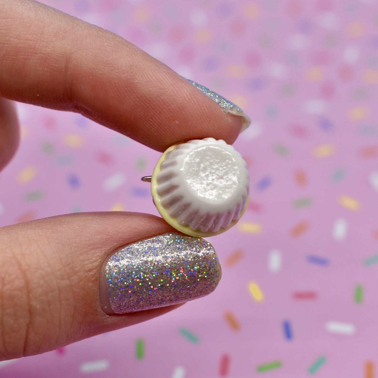 Confetti Cupcake Charm