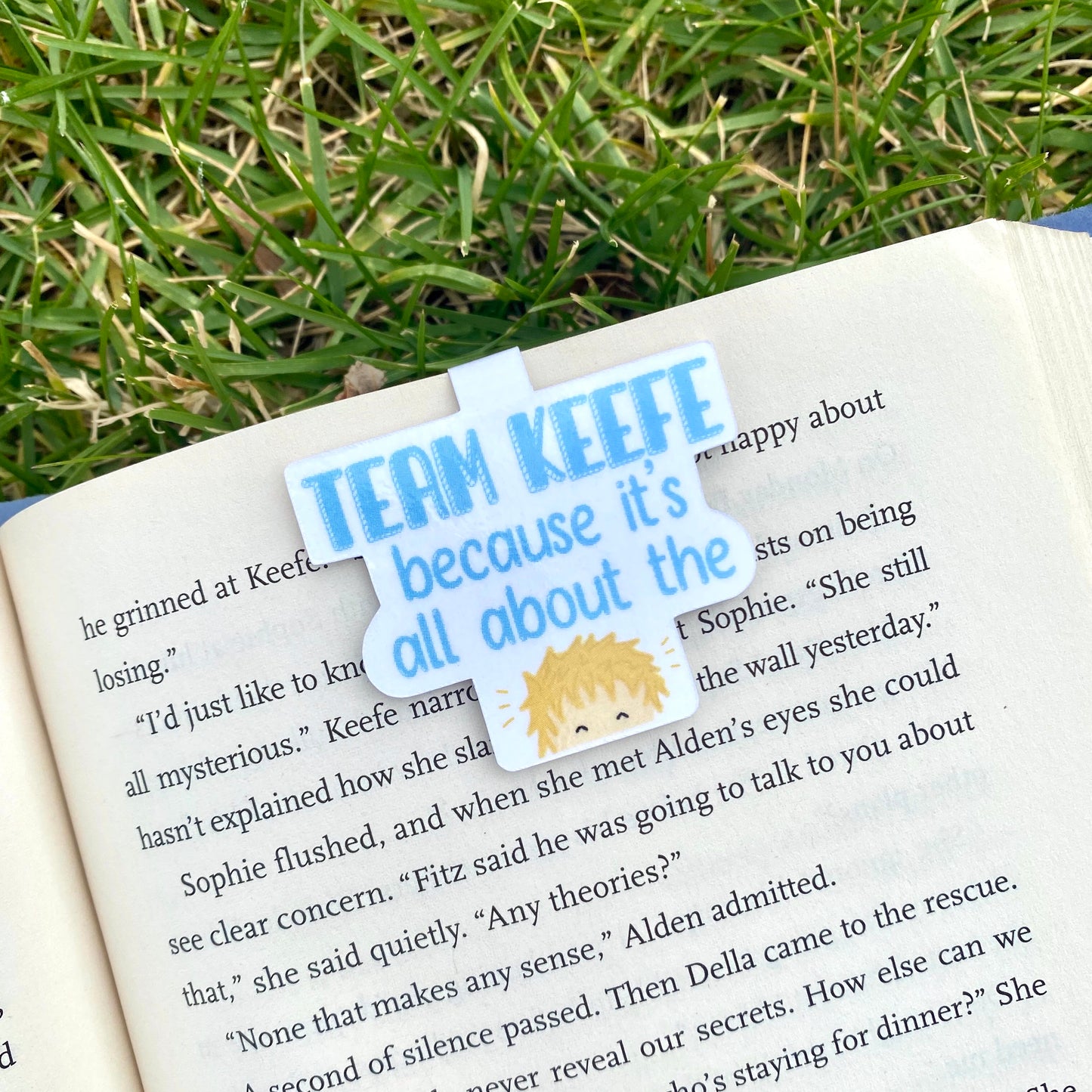 Team Keefe Magnetic Bookmark