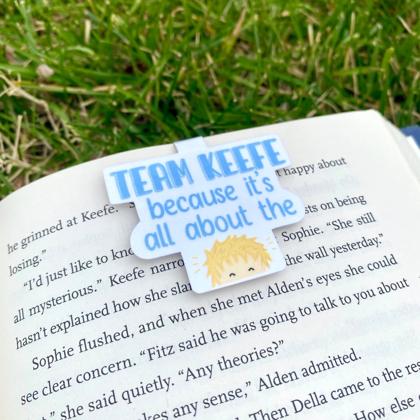 Team Keefe Magnetic Bookmark