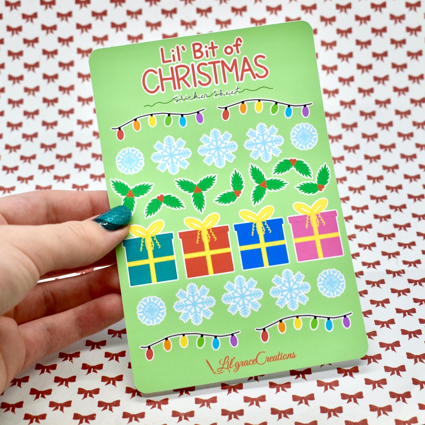 Lil' Bit of Christmas Sticker Sheet