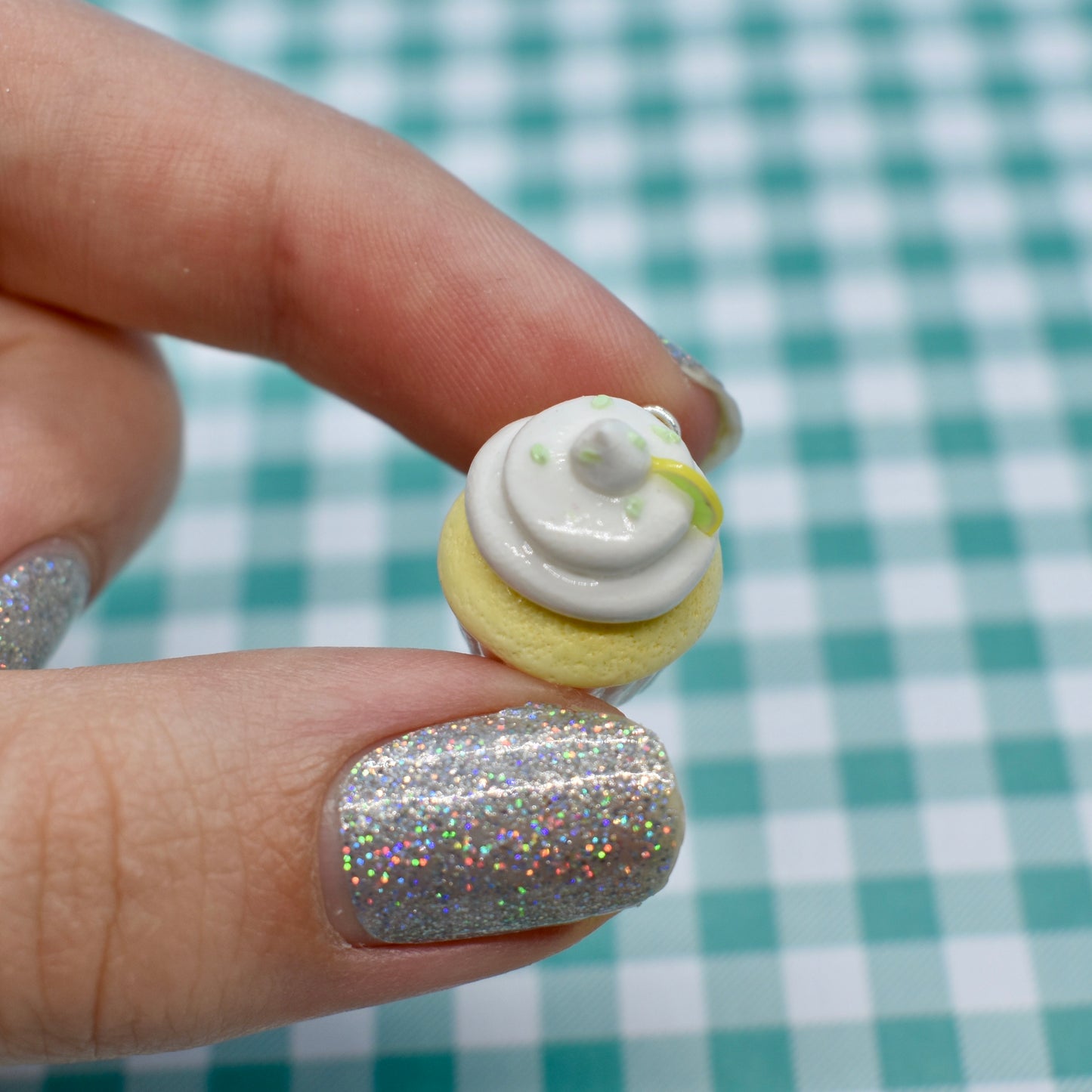 Limeade Cupcake Charm