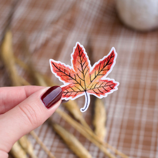Maple Leaf Sticker