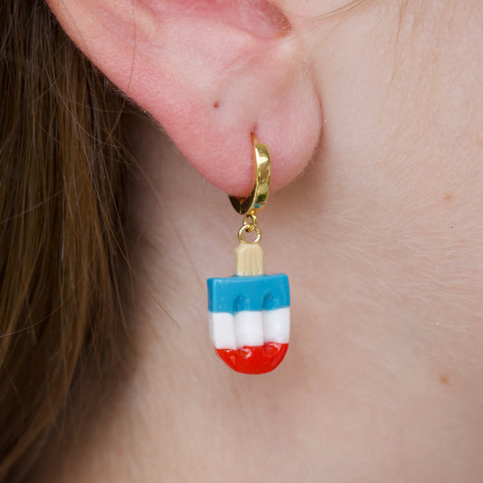Rocket Pop Huggie Earrings