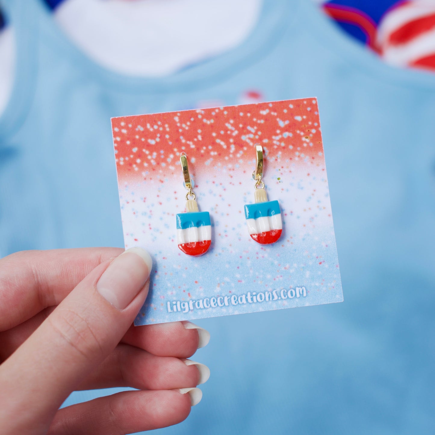 Rocket Pop Huggie Earrings