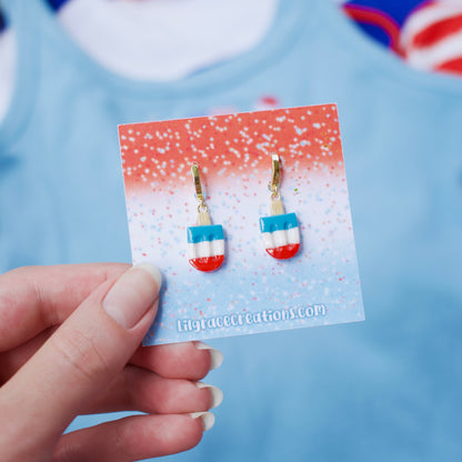 Rocket Pop Huggie Earrings