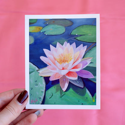 Whimsical Waterdrop Original Print