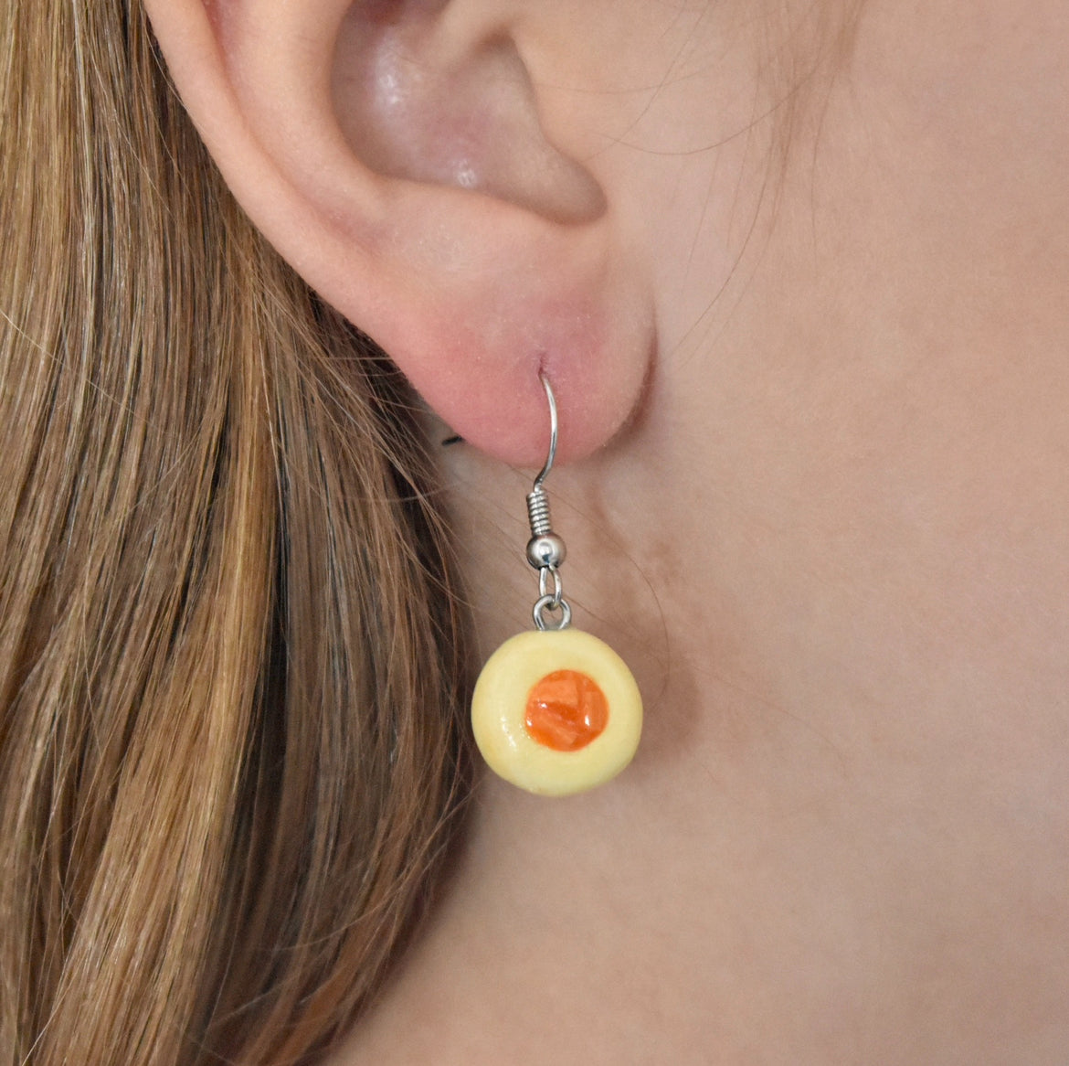 Apricot Kolache Earrings