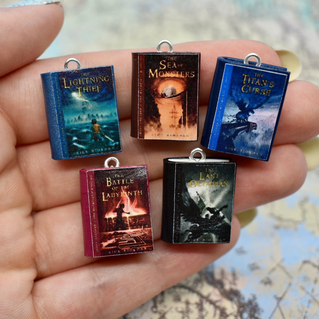 Percy Jackson Book Charms