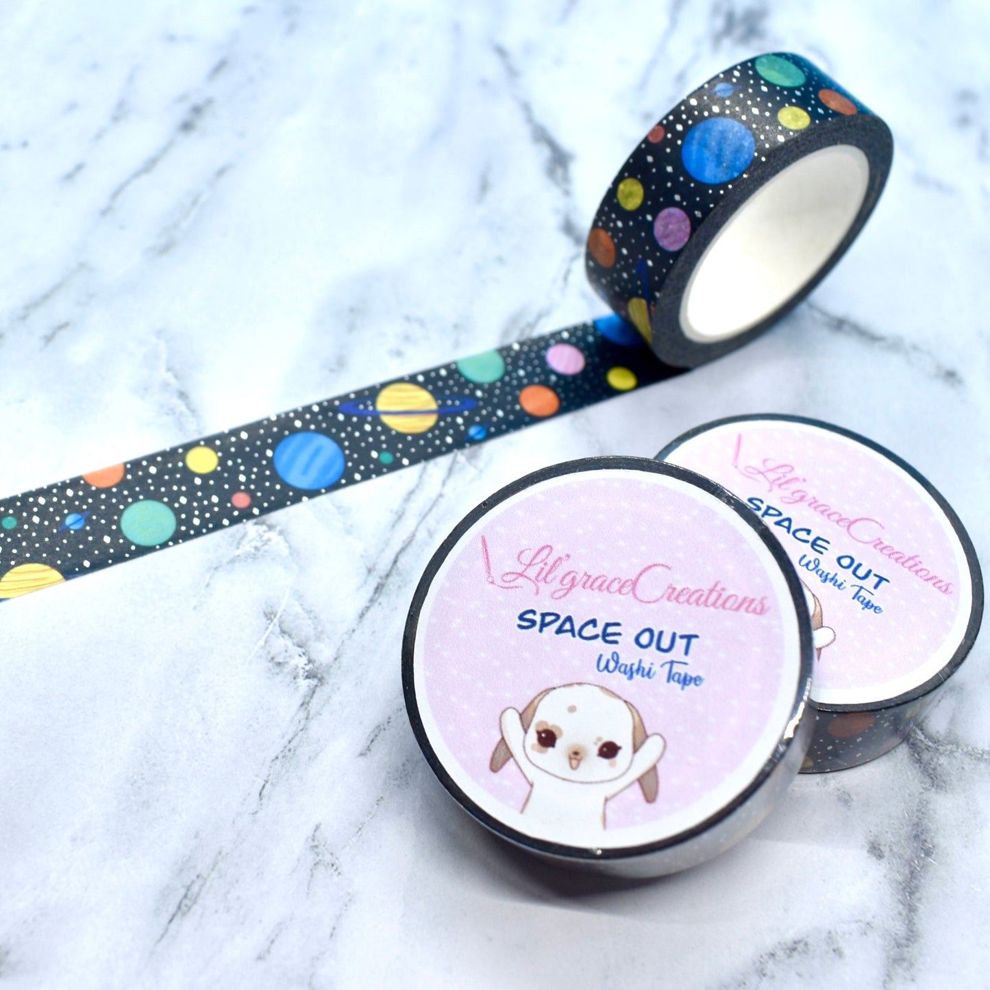 Space Out Foil Washi Tape