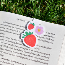 Load image into Gallery viewer, Strawberry Love Magnetic Bookmark
