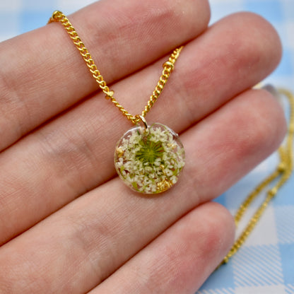 Full Baby's Breath Flower Necklace