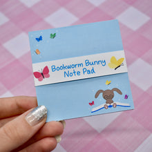 Load image into Gallery viewer, Bookworm Bunny Notepad
