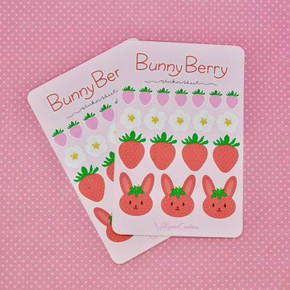 Berry Bunny Sticker Sheet