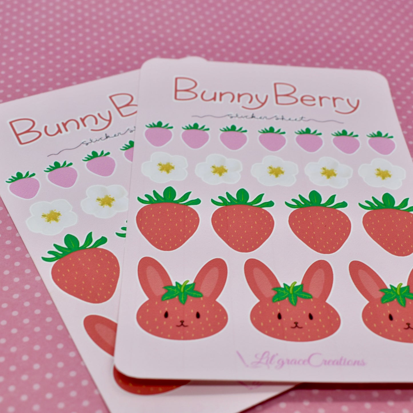 Berry Bunny Sticker Sheet