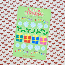 Load image into Gallery viewer, Lil&#39; Bit of Christmas Sticker Sheet
