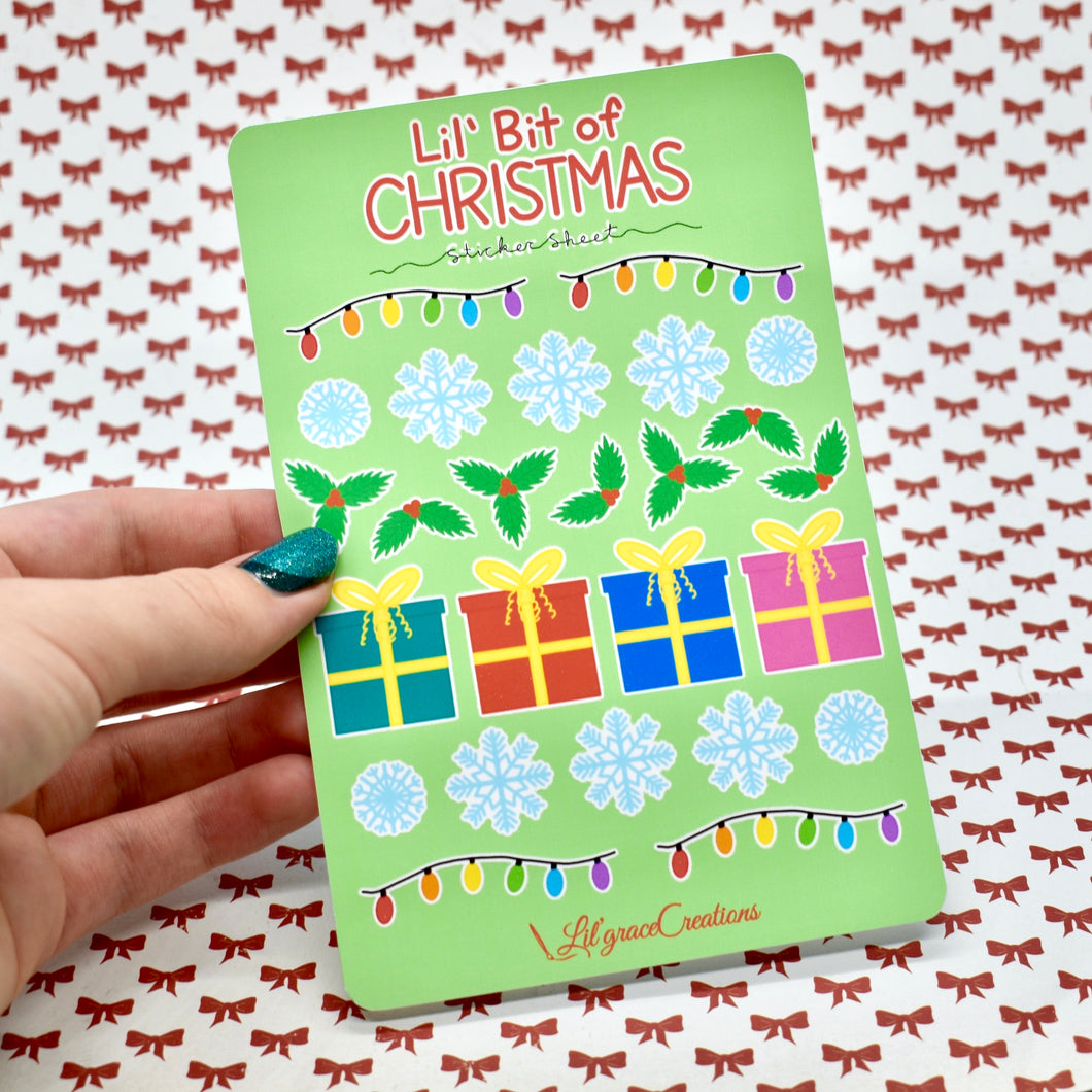 Lil' Bit of Christmas Sticker Sheet