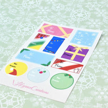 Load image into Gallery viewer, Present Labels Sticker Sheet
